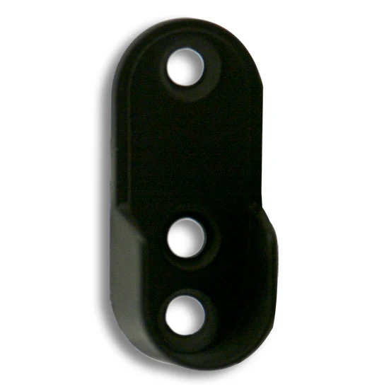 EPCO Closet Rod Flange For Oval Rod Screw On, Oil Rubbed Bronze