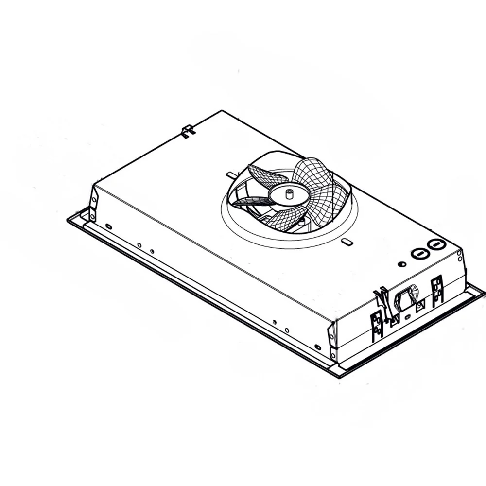 250 CFM Stainless Ventilator 21-3/8 W X 11-7/16 H X 2-13/16 D – Nexus by Fabuwood
