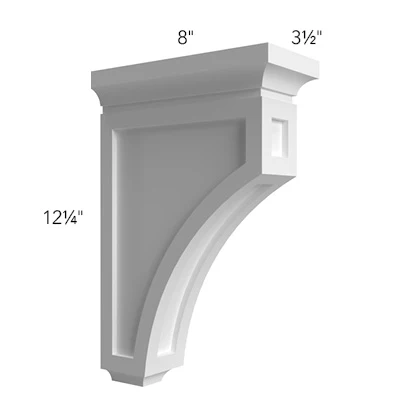Mission Corbel 3-1/2 W X 12-1/4 H X 8 D – Nexus by Fabuwood