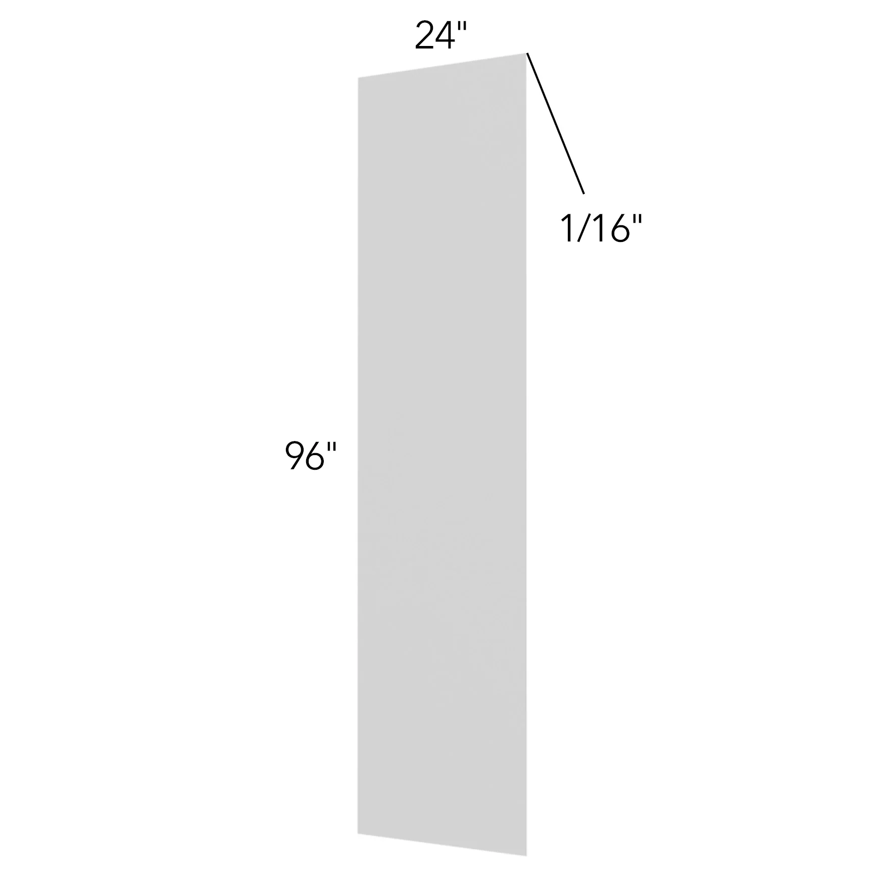 Tall Skin 96 H X 24 D X 1/16Th – Catalina by Fabuwood