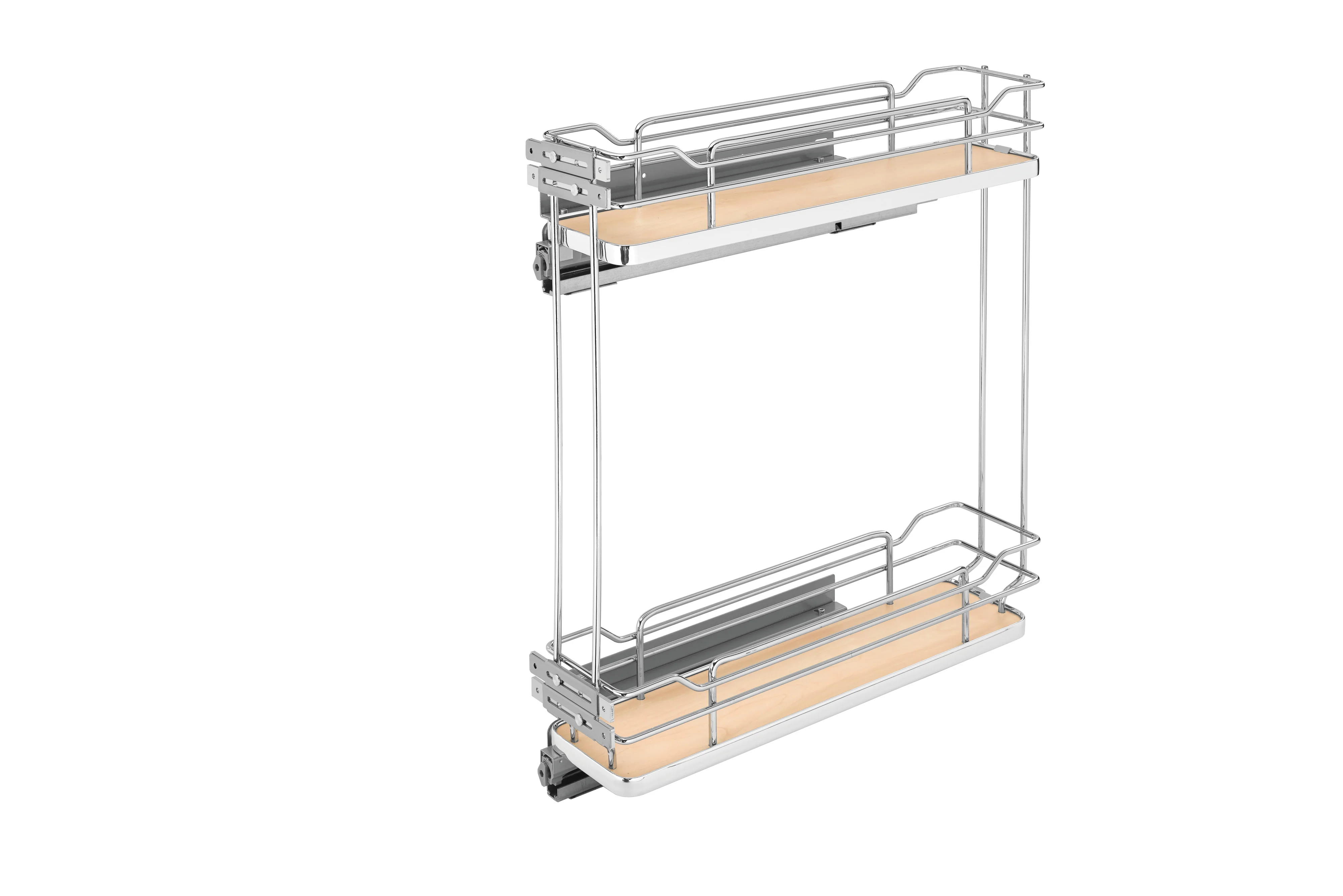 Rev-a-shelf Two-Tier Pullout Wire, Maple, 6″