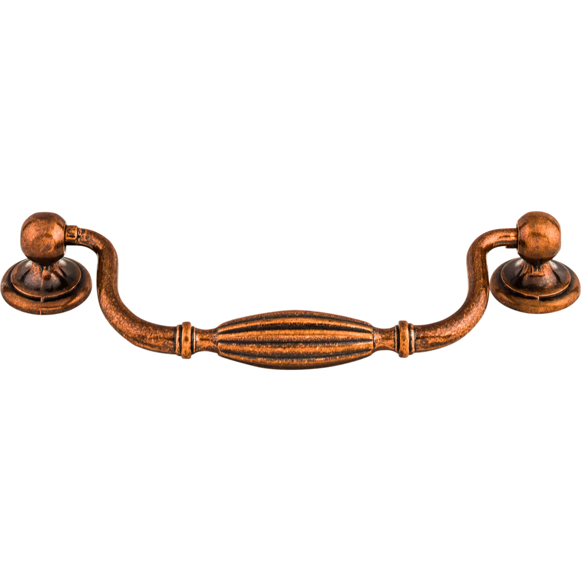 Top Knobs Tuscany Drop Handle Old English Copper 5-1/16″ Center to Center