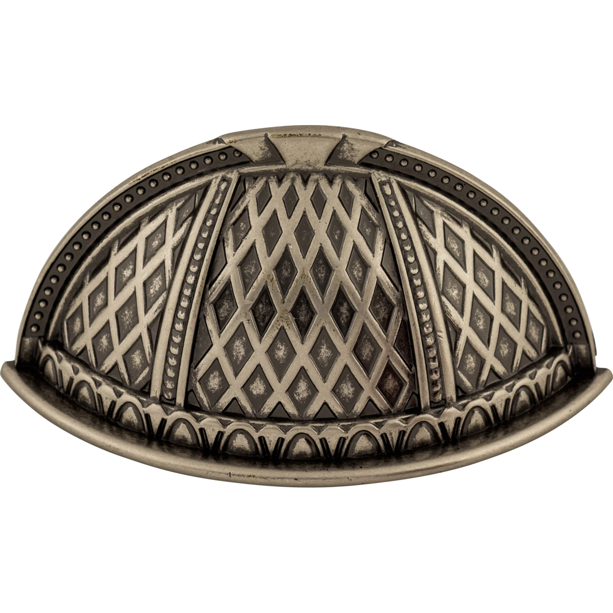 Top Knobs Trevi Cup Pull Antique Pewter 1-1/2″ Center to Center