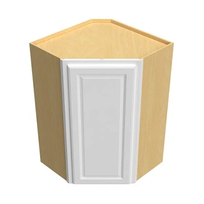 Wall Diagonal Corner 27 W X 36 H X 15 D – Hallmark Frost by Fabuwood