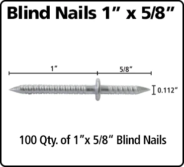 Fast Cap Blind Nail 100Pack