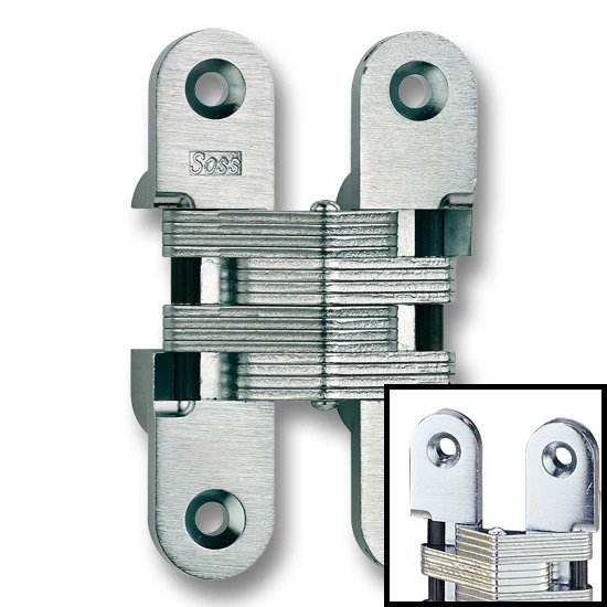 SOSS Hinge #216 4-5/8″ Over All Height, Satin Chrome