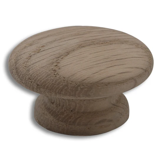 CSH Wooden Knob Red Oak 1-1/2″ Diameter 13/16″ Projection