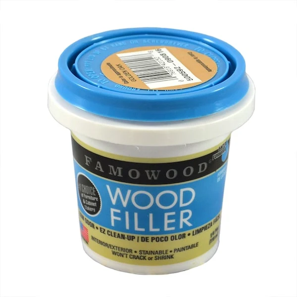 Famowood Wood Putty Water Based, Oak, 1/4 Pint