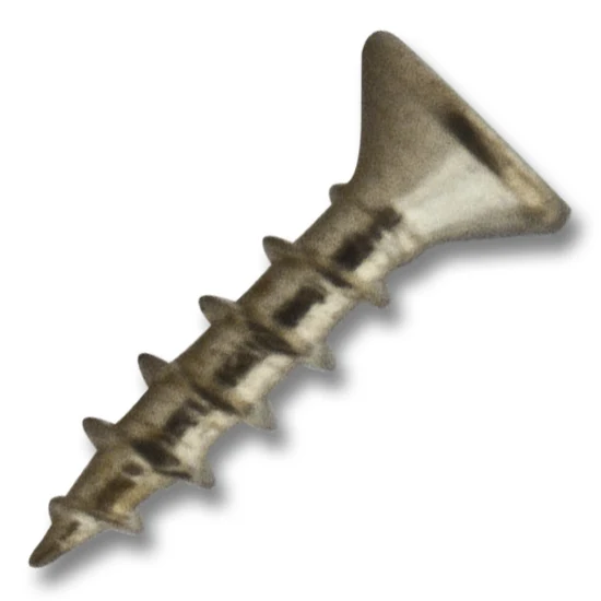 #6 Screw Flat Head #2 Square Coarse Thread Type 17 5/8″ Length Polished Brass, Multiples of 100