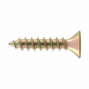 Deltana #10 Steel Wood Screw 1″ Length Zinc Dichromate Plated