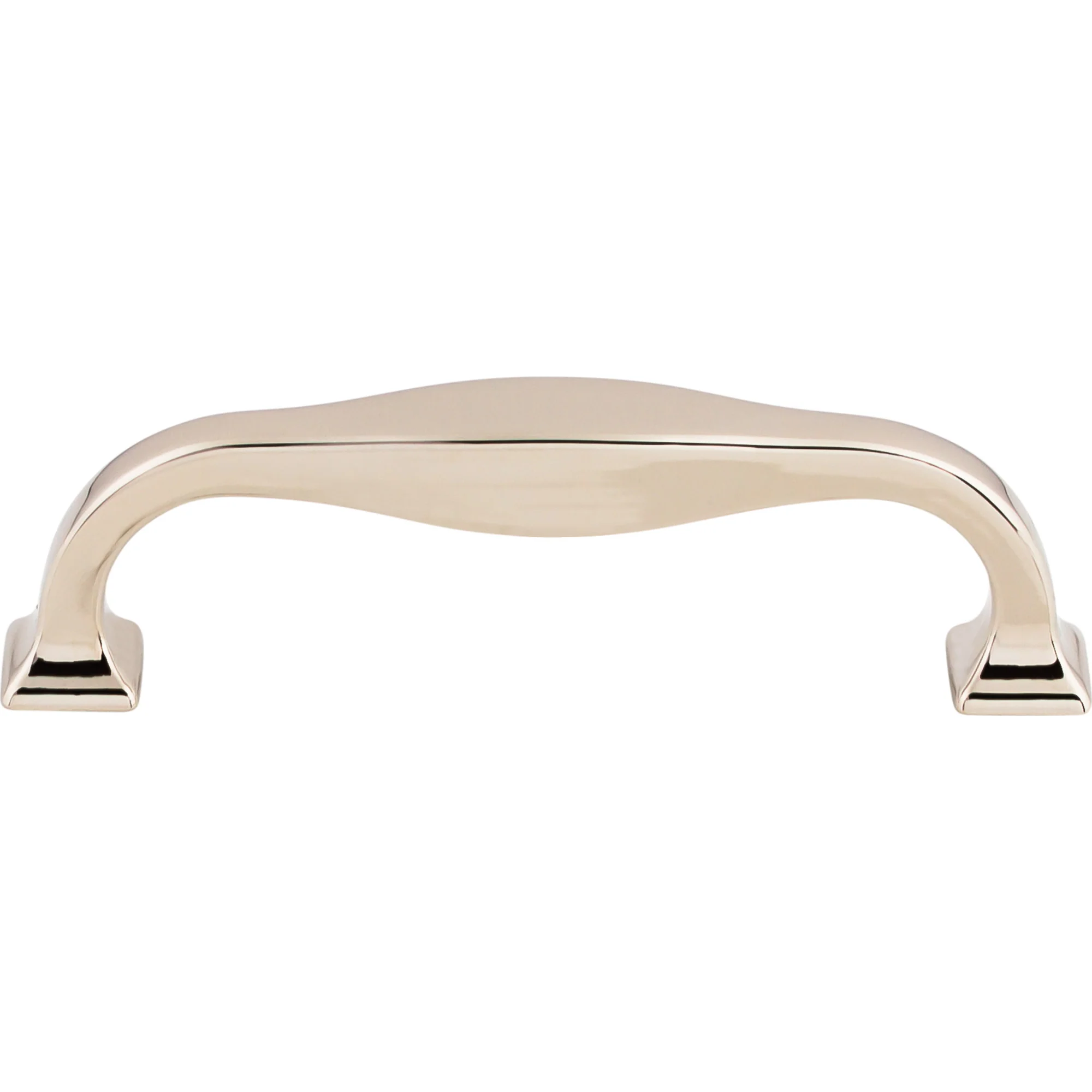 Top Knobs Transcend Contour Pull Polished Nickel 3-3/4″ Center to Center
