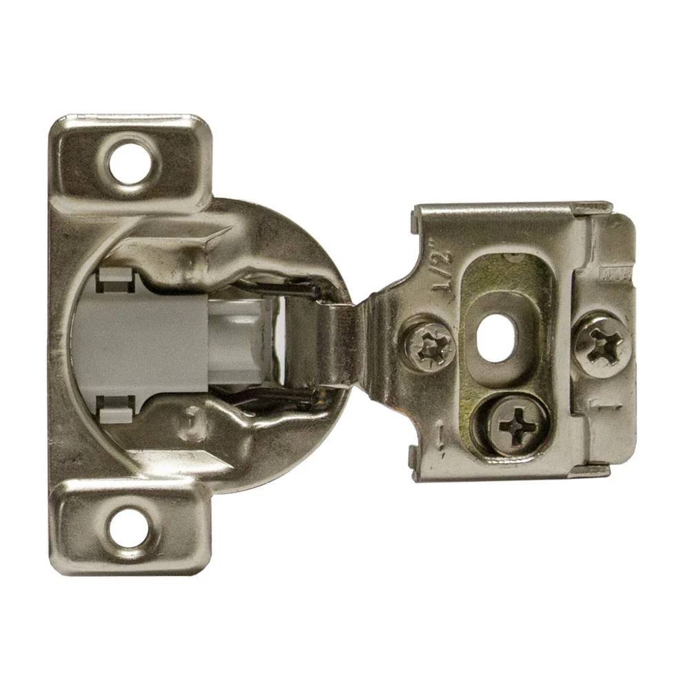 Kompakt Simple ET65 Soft-Close 1/2″ Overlay 3D-Cam Face Frame Hinges, 105-Degree Opening, Screw-On