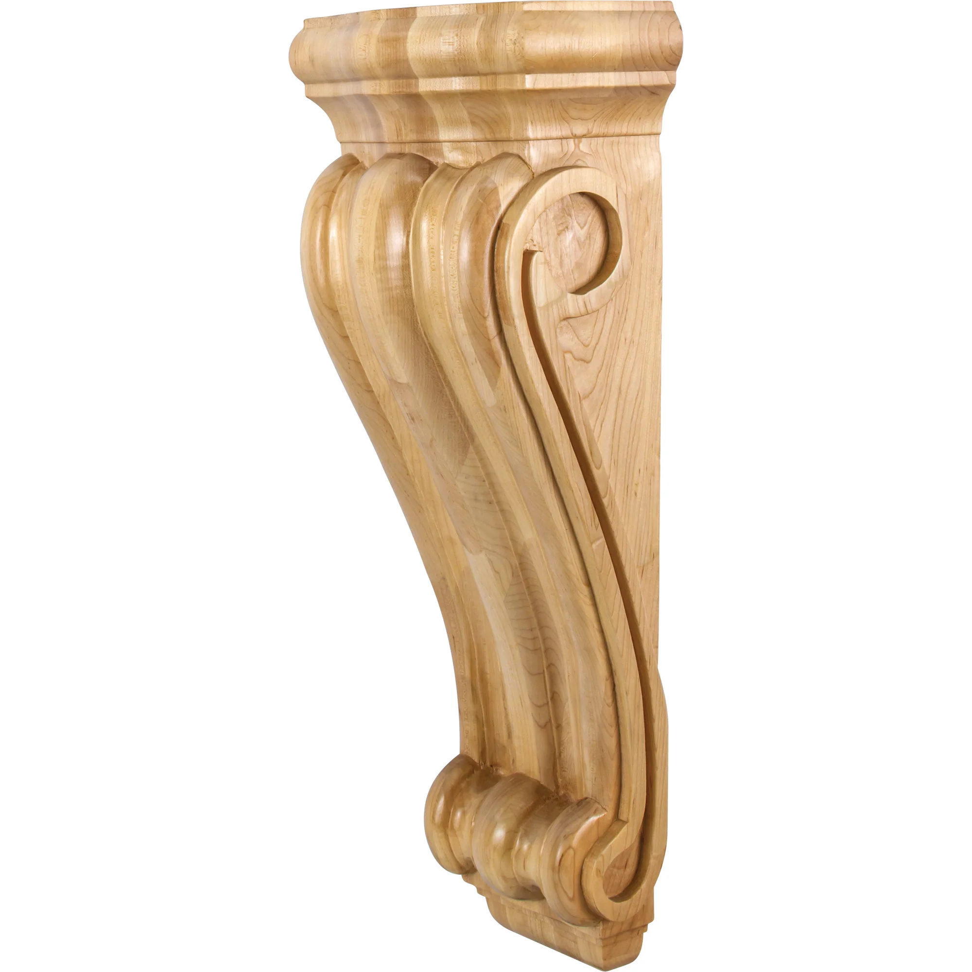 Hardware Resources Low-Profile Scrolled Corbel Cherry 22″ Length 8-1/2″ Width