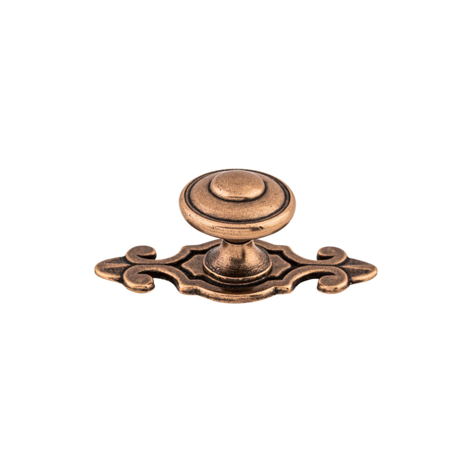 Top Knobs Britannia Knob Old English Copper 1-1/4″ Diameter Canterbury Style