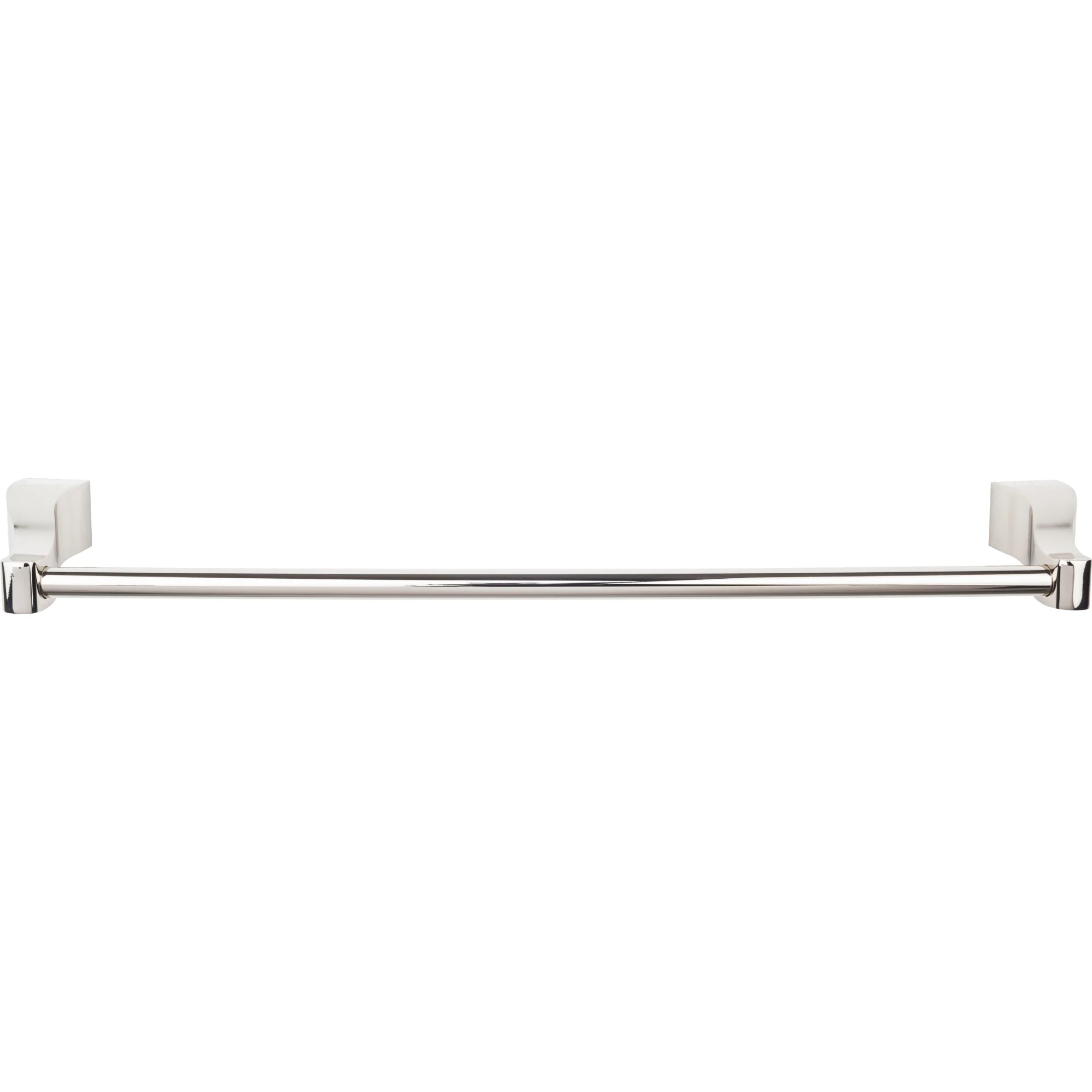 Top Knobs Aqua Bath Towel Rod, Polished Nickel, 24″