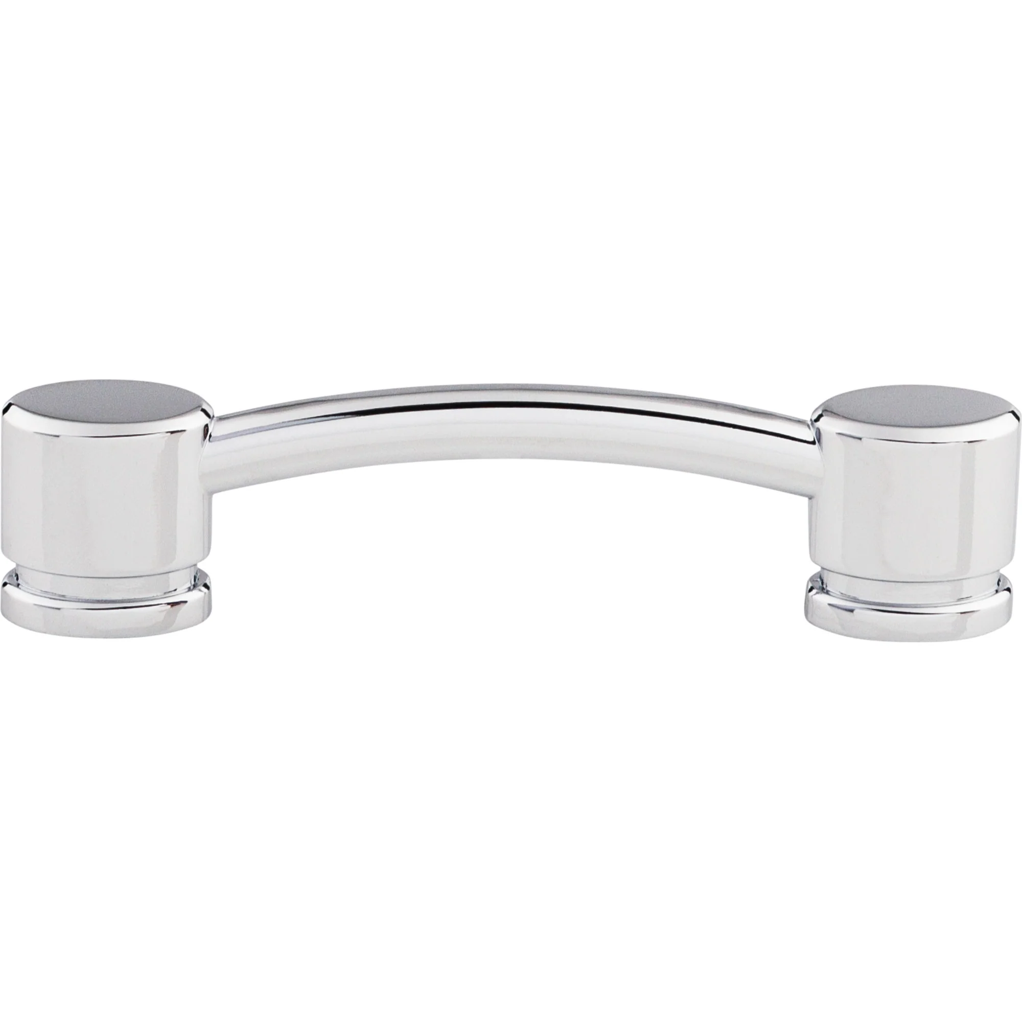 Top Knobs Thin Oval Pull Polished Chrome 3-3/4″ Center to Center