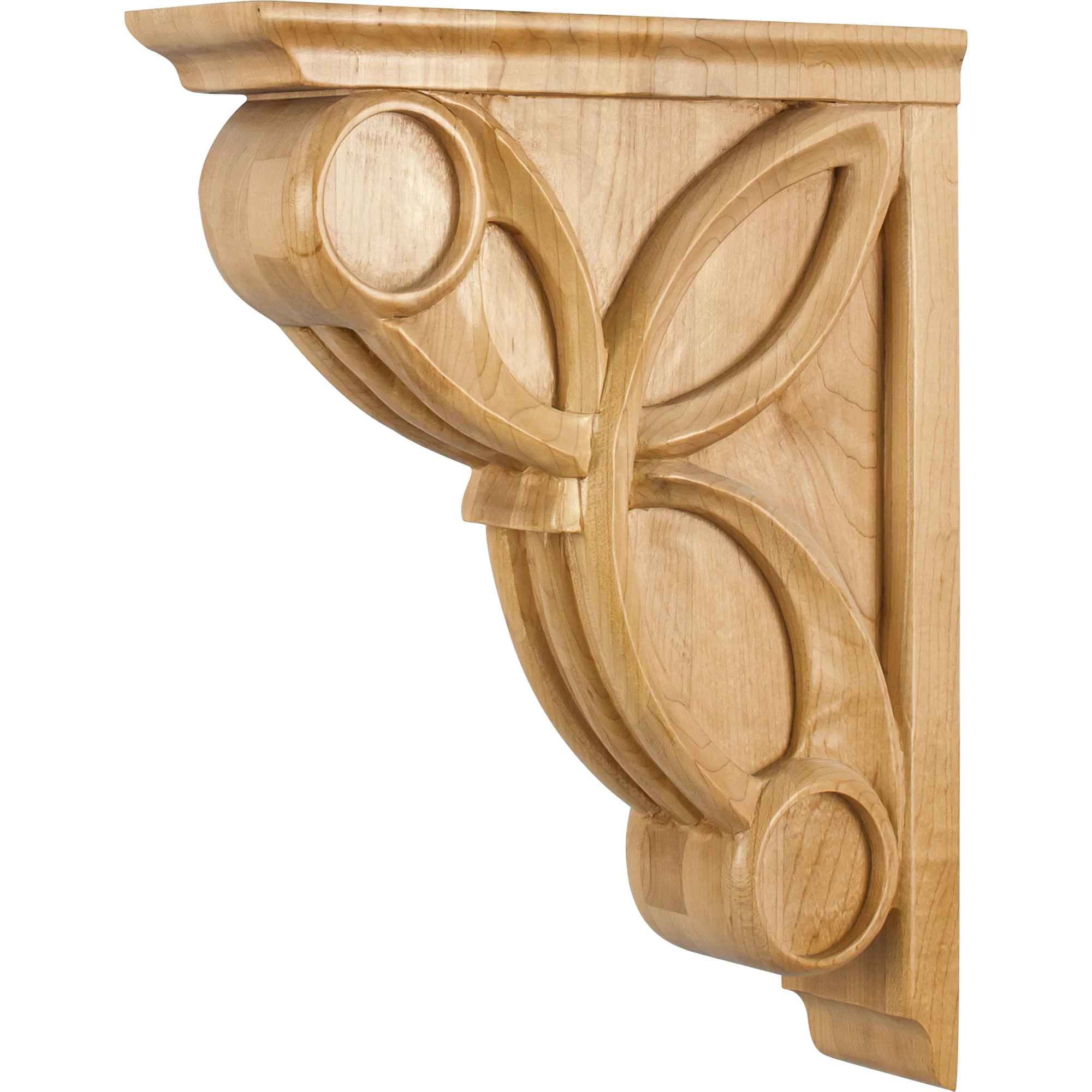 3″Celtic Weave Corbel Rubberwood 14″ Length