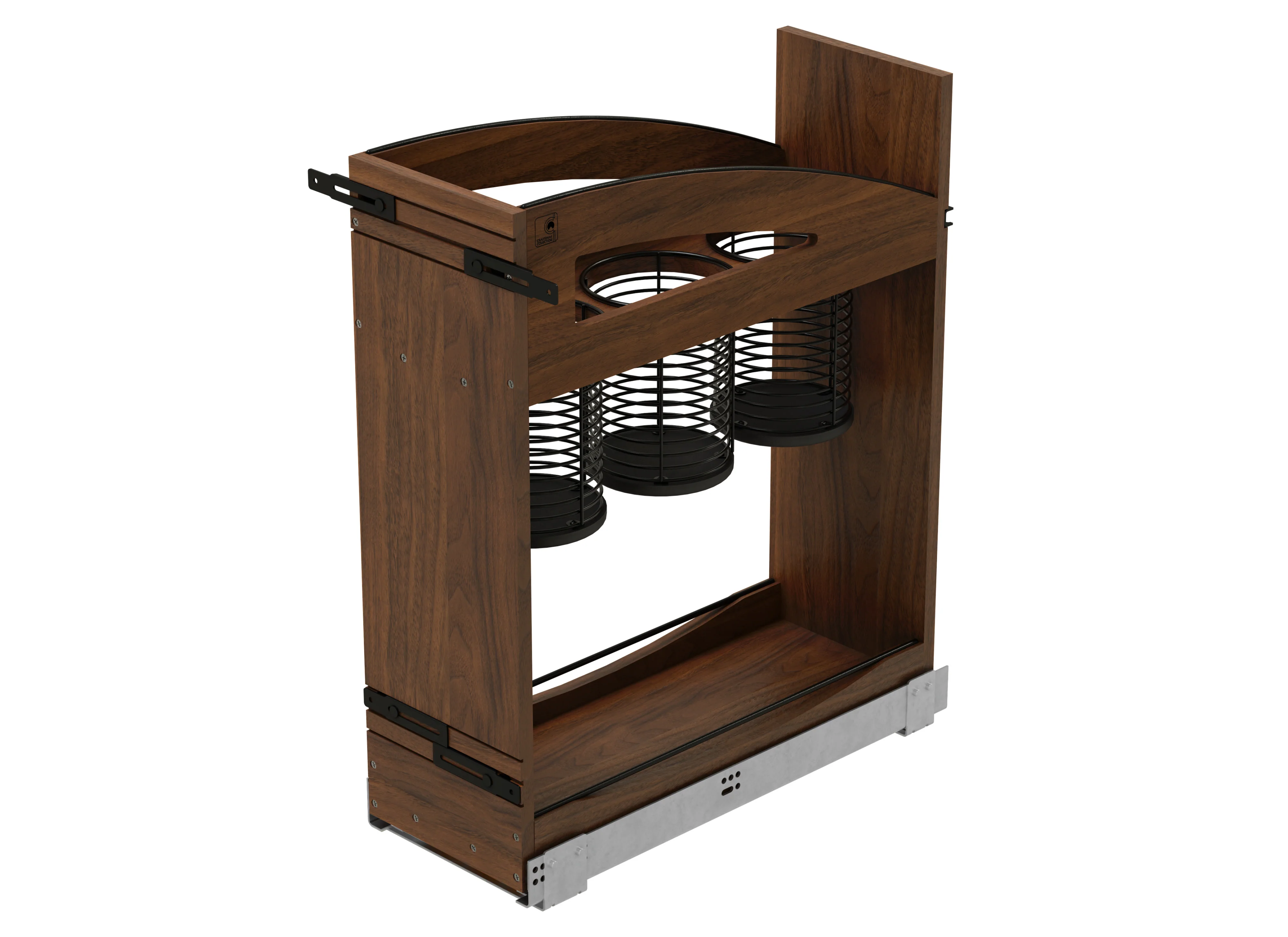 Craftsman Collection Solid Maple Utensil Pullout Organizer, 8″