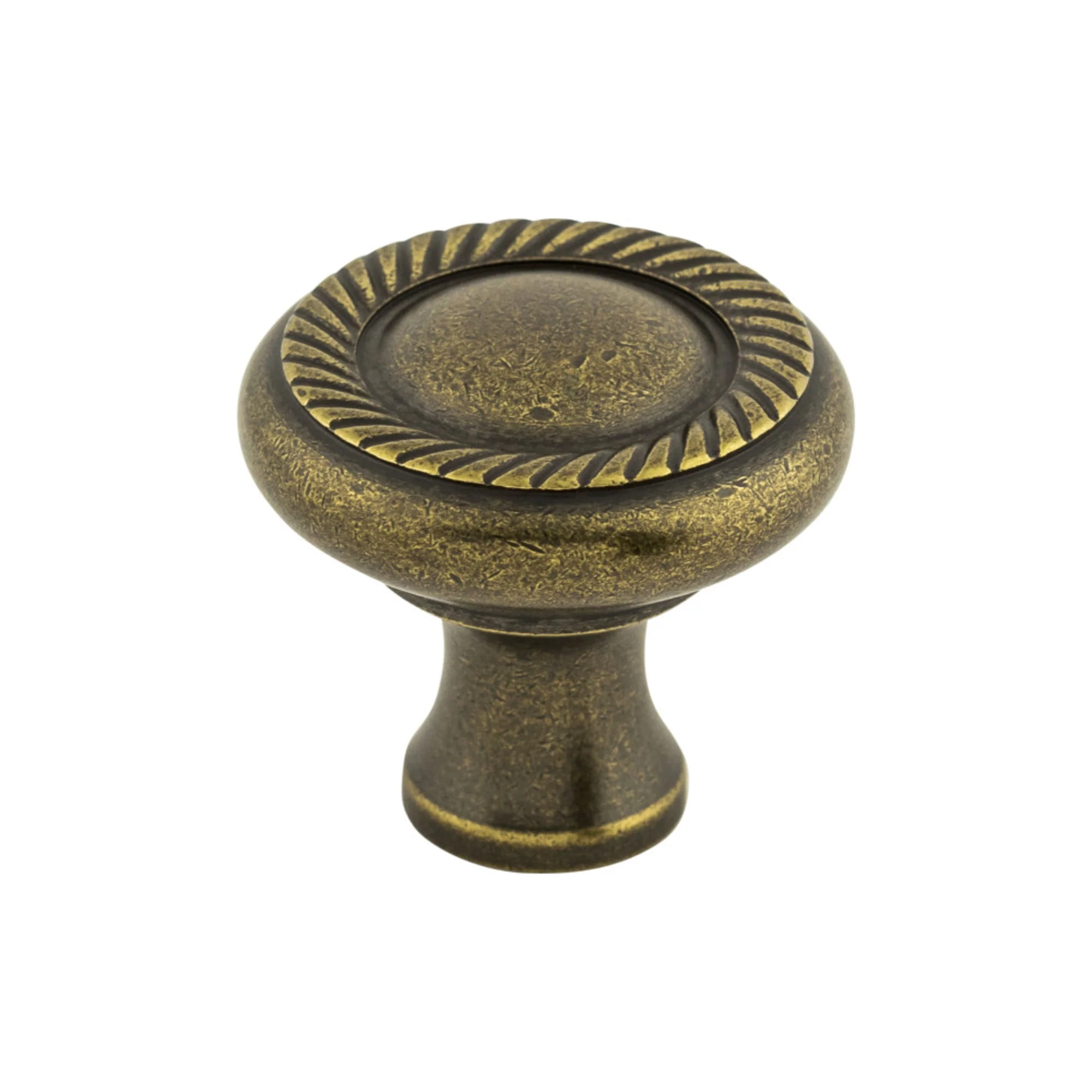 Top Knobs Somerset Knob German Bronze 1-3/16″ Diameter Swirl Cut Style