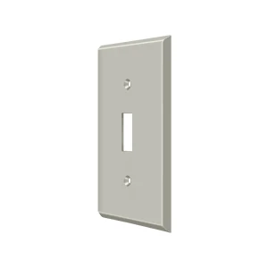 Deltana Switch Plate Standard Satin Nickel Single Style