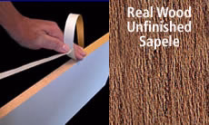 Fastedge Unfinished Wood 15/16" PSA Roll