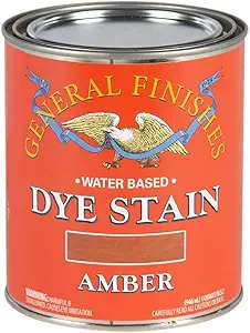 General Finishes Dye Stains, Amber, Quart