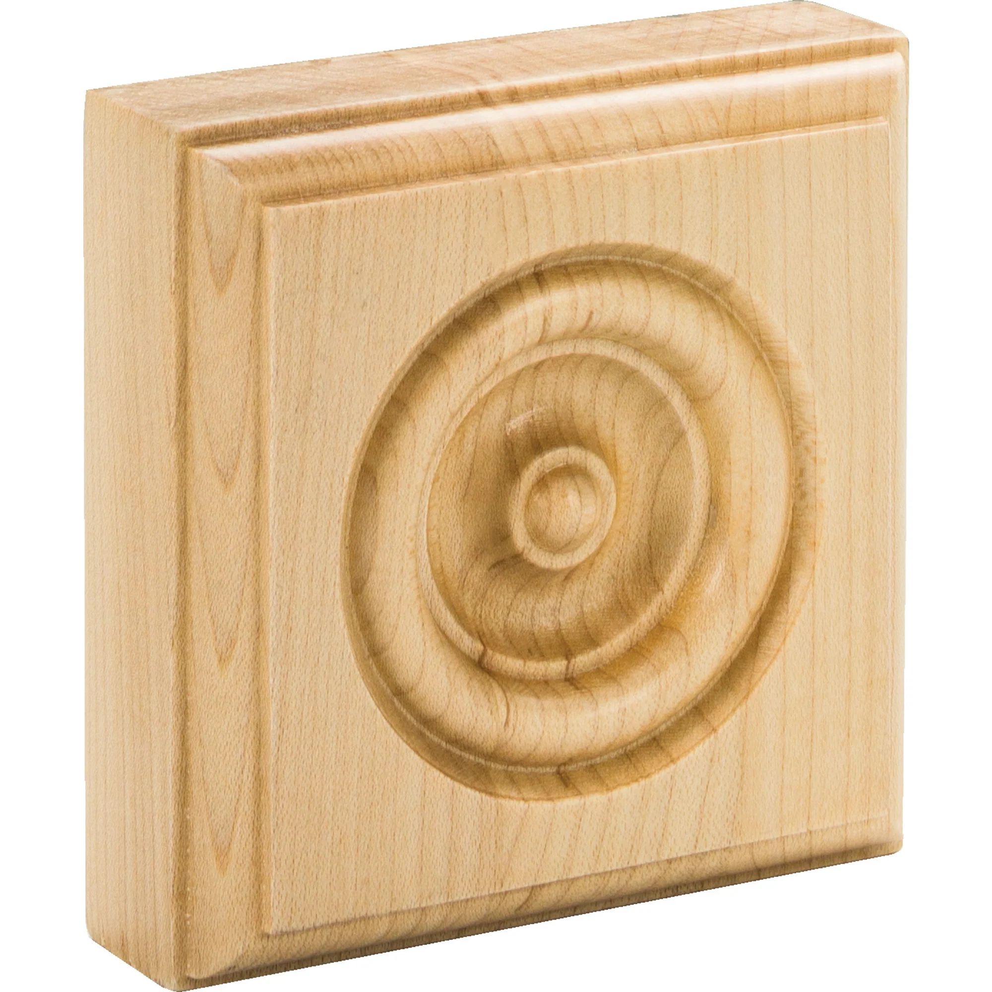 Hardware Resources Bead Edge Traditional Rosette Oak 3-1/2″ Length
