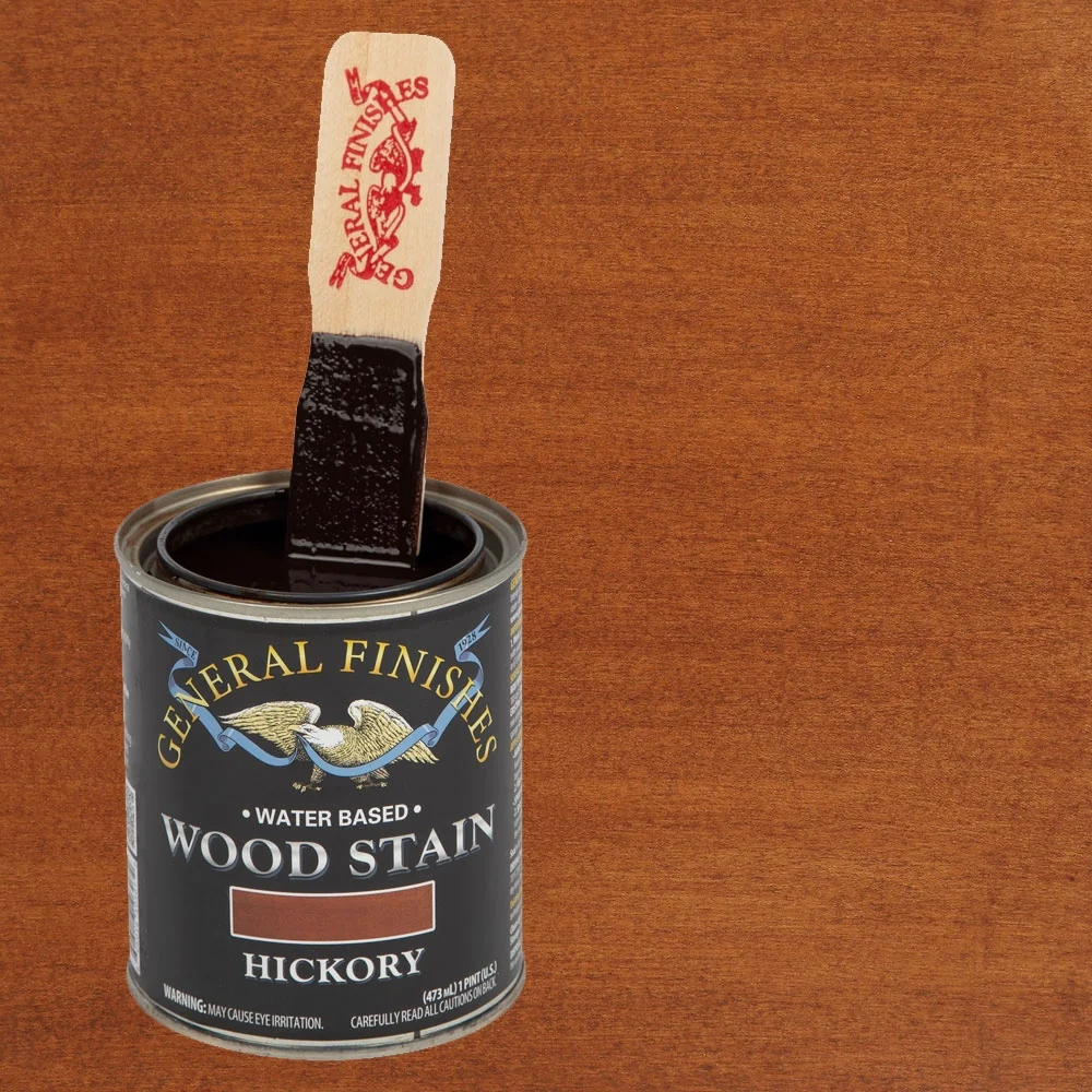 General Finishes Water Based Wood Stains, Hickory, Pint
