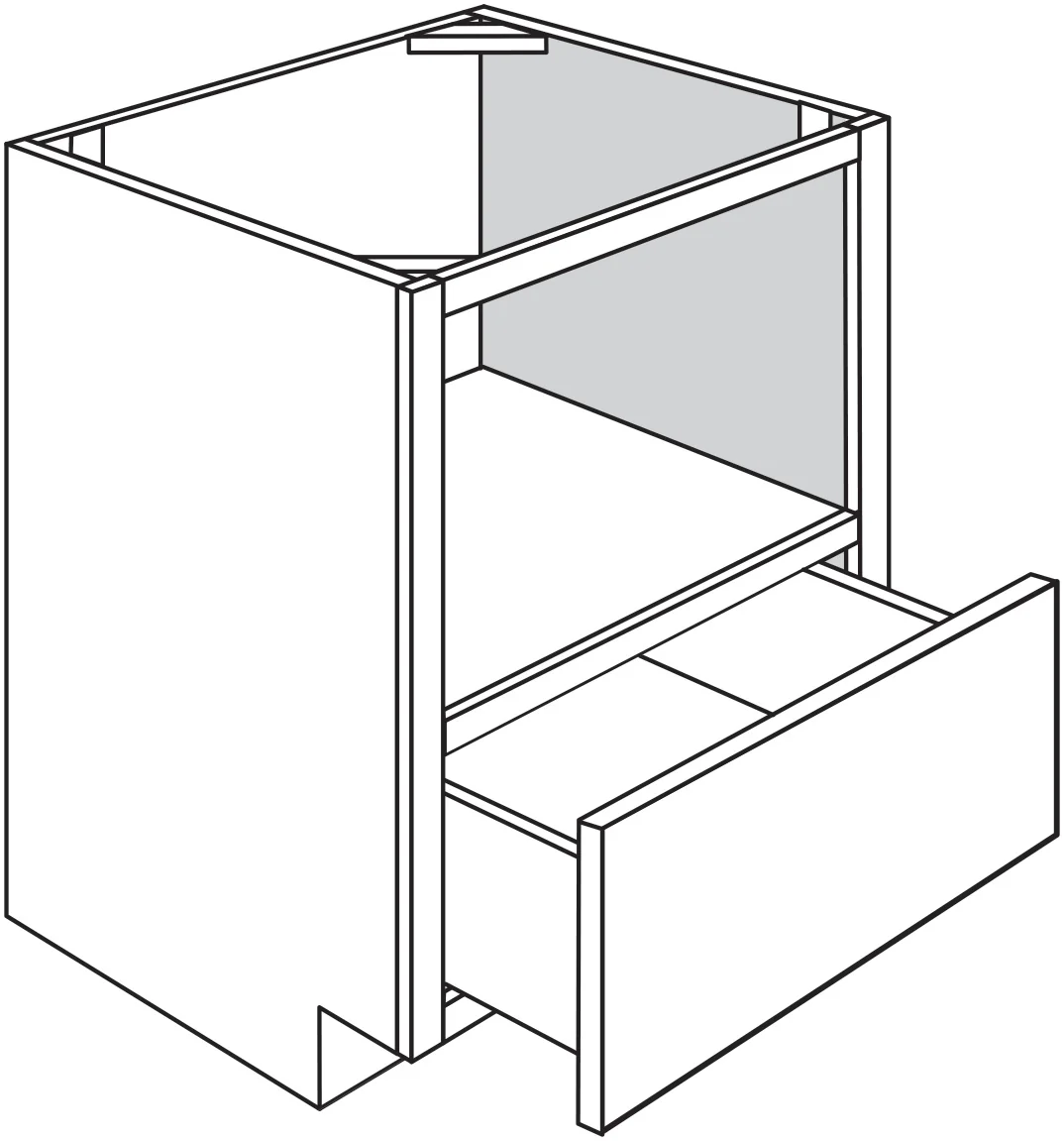 Base Microwave 30 W X 34-1/2 H X 24 D - Dover by JSI