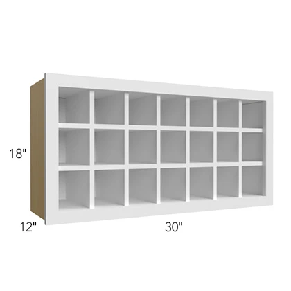 Wine Rack w/21 cubes 36 W X 18 H (Fits 21 bottles) – Luxe Oak by Fabuwood