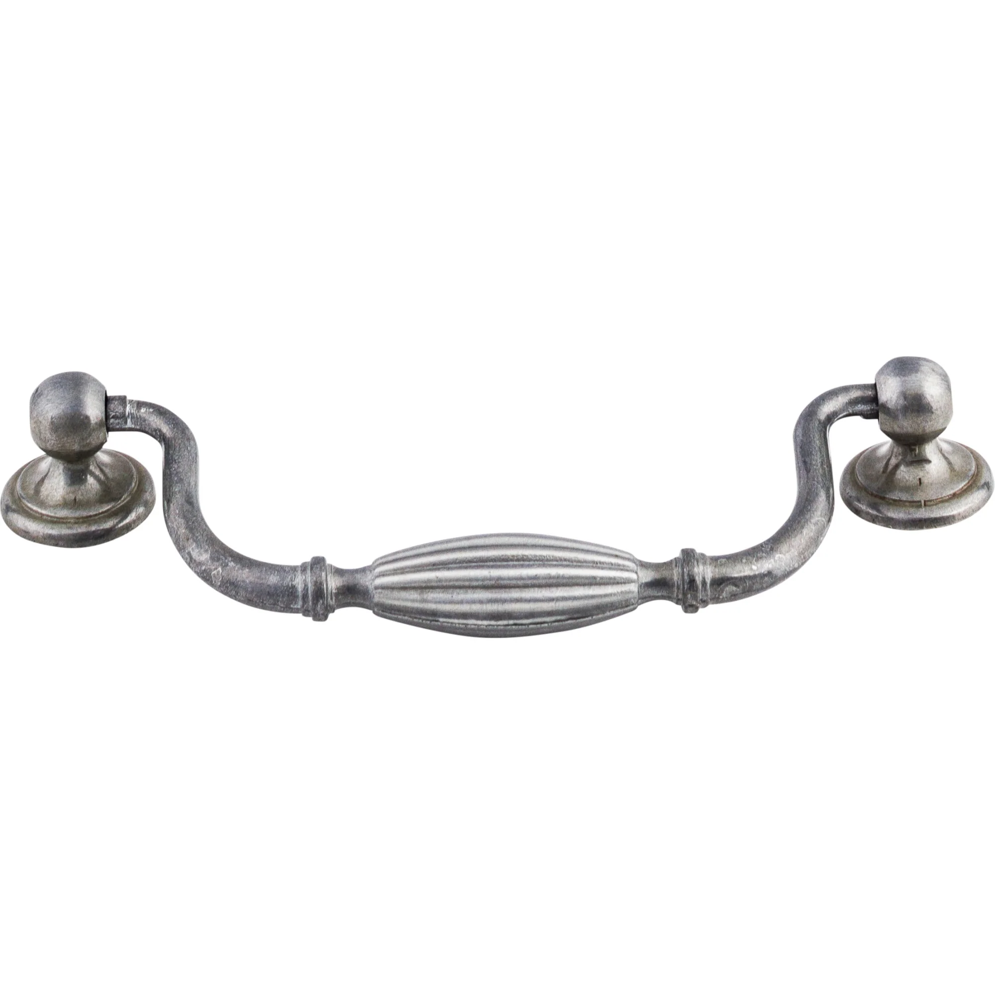 Top Knobs Tuscany Drop Handle Light Pewter 5-1/16″ Center to Center