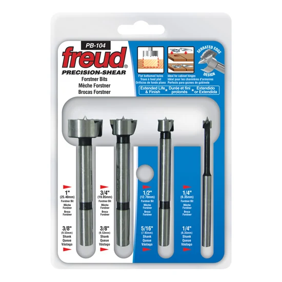 Freud 4Piece Precision Forstner Bit