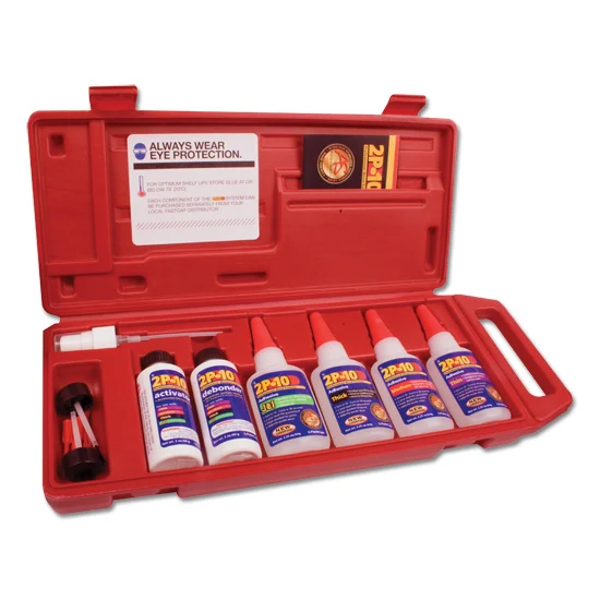 Fast Cap 2P-10 Kit Adhesive System, Includes 2oz Adhesives and 2 oz Activator