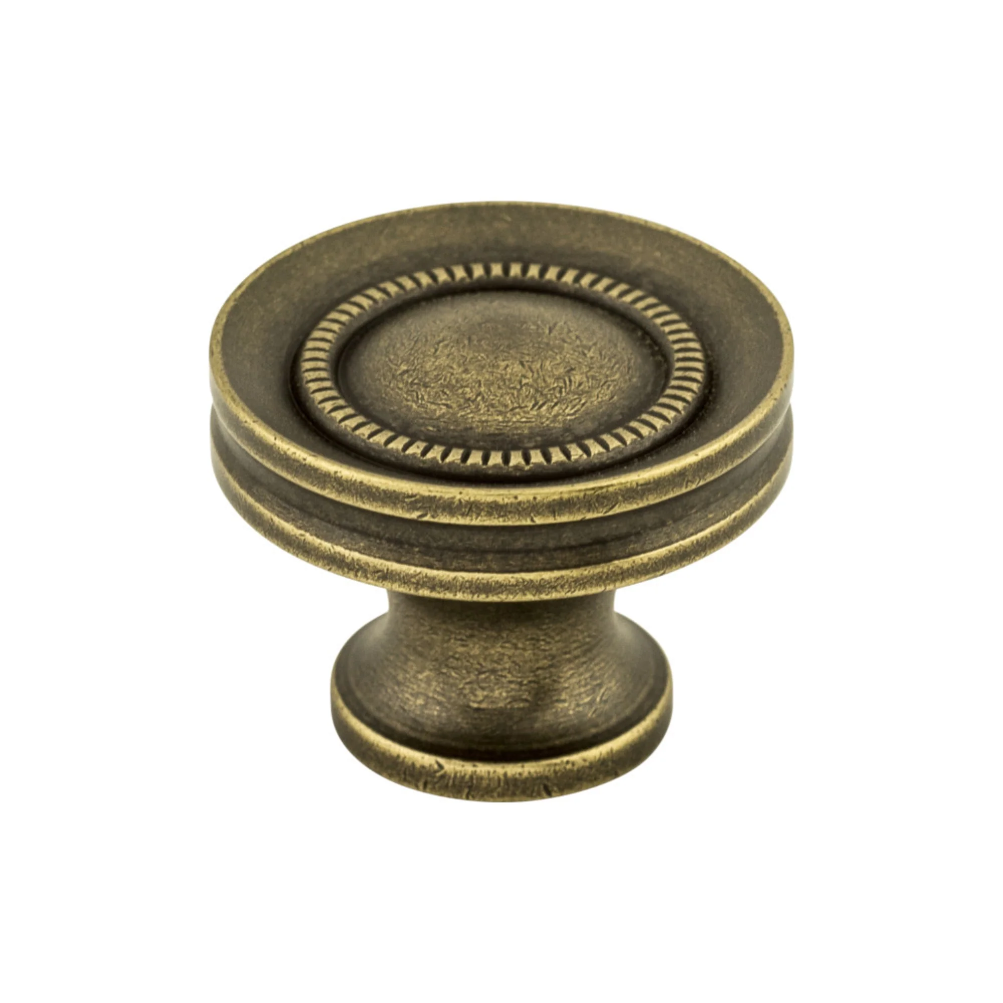 Top Knobs Somerset Knob German Bronze 1-1/4″ Diameter Button Faced Style