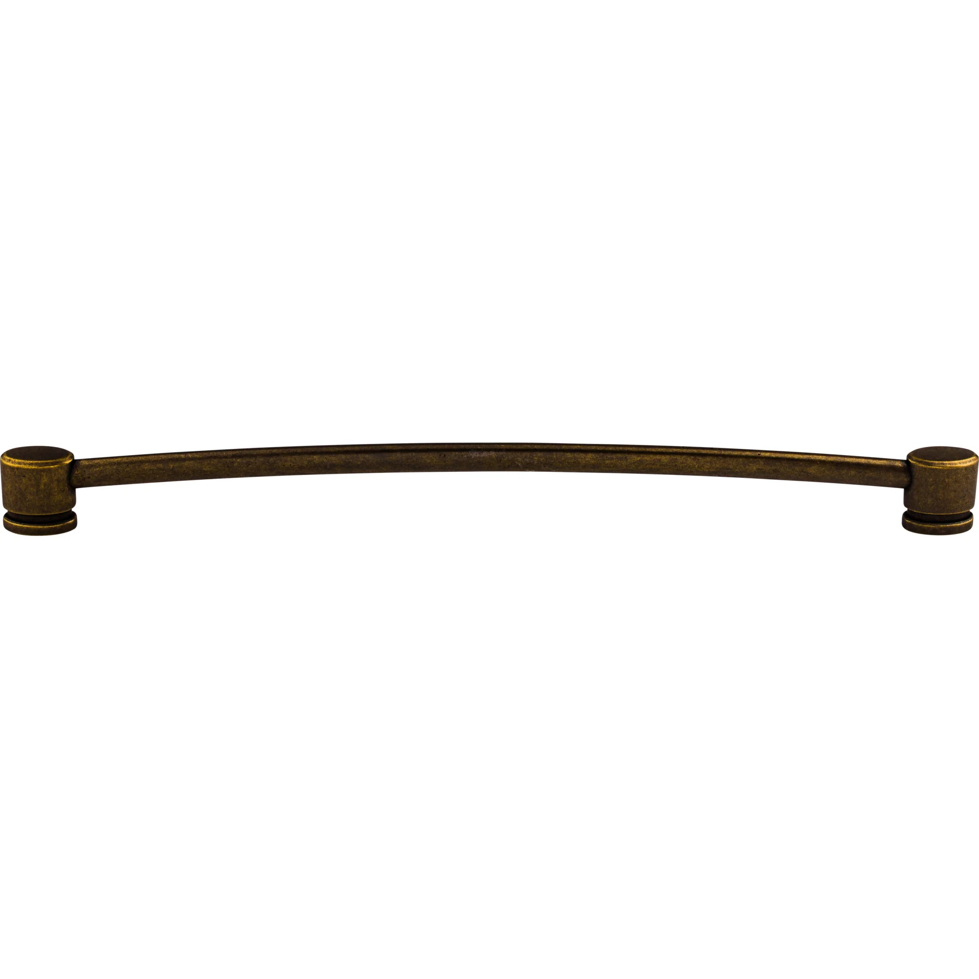 Top Knobs Thin Oval Pull German Bronze 12″ Center to Center