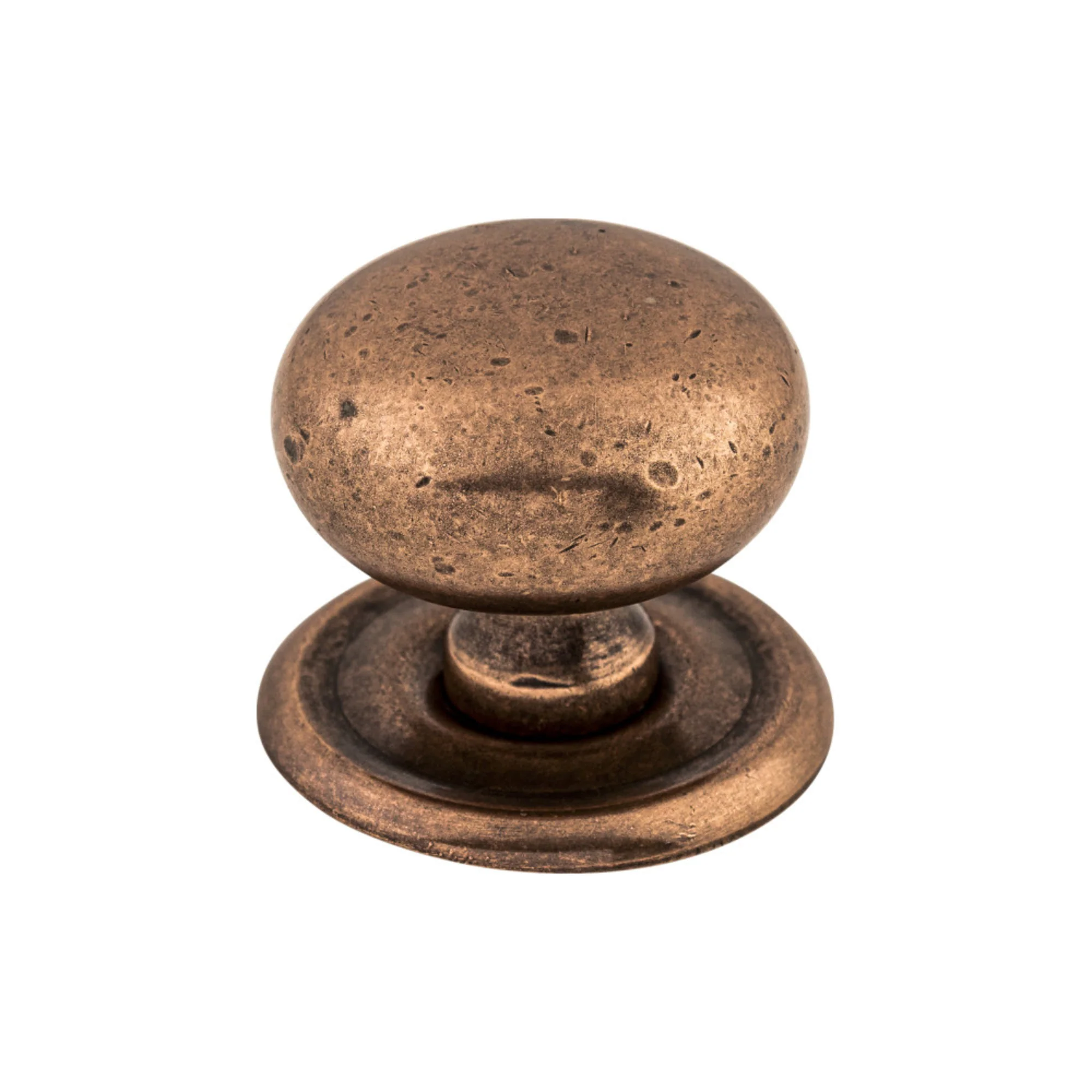Top Knobs Britannia Knob Old English Copper 1-1/4″ Diameter Victoria Style