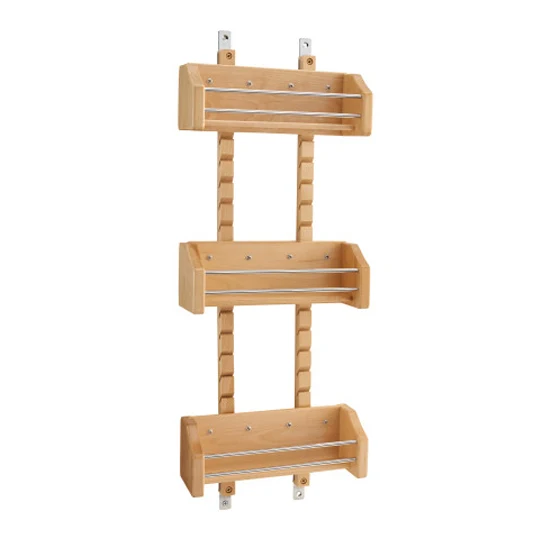 Rev-a-shelf Adjustable Door Mount Spice Rack With 3 Bins