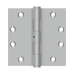 Deltana 4-1/2″ x 4-1/2″ Stainless Steel Spring Hinge Square Corners Non-removable Pin