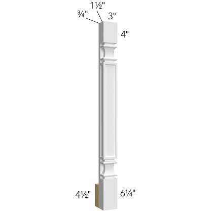 Pilaster 3 W X 36-1/2 H X 1-1/2 D – Luxe Oak by Fabuwood