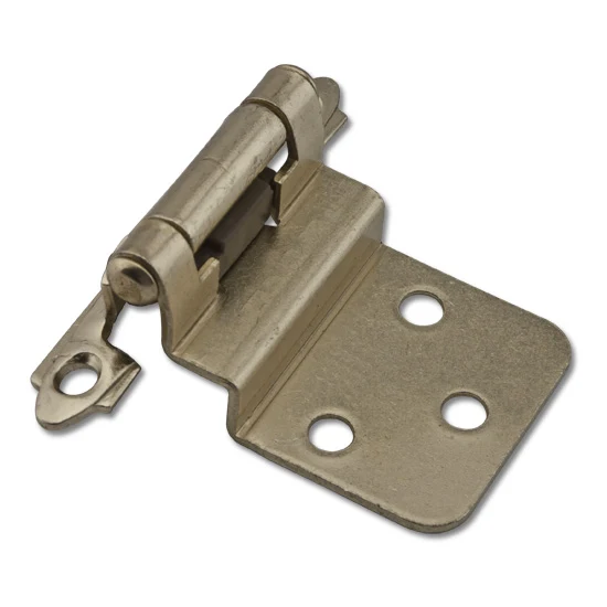 Cabinet Hinge 3/8" Inset Semi-Concealed Self Closing