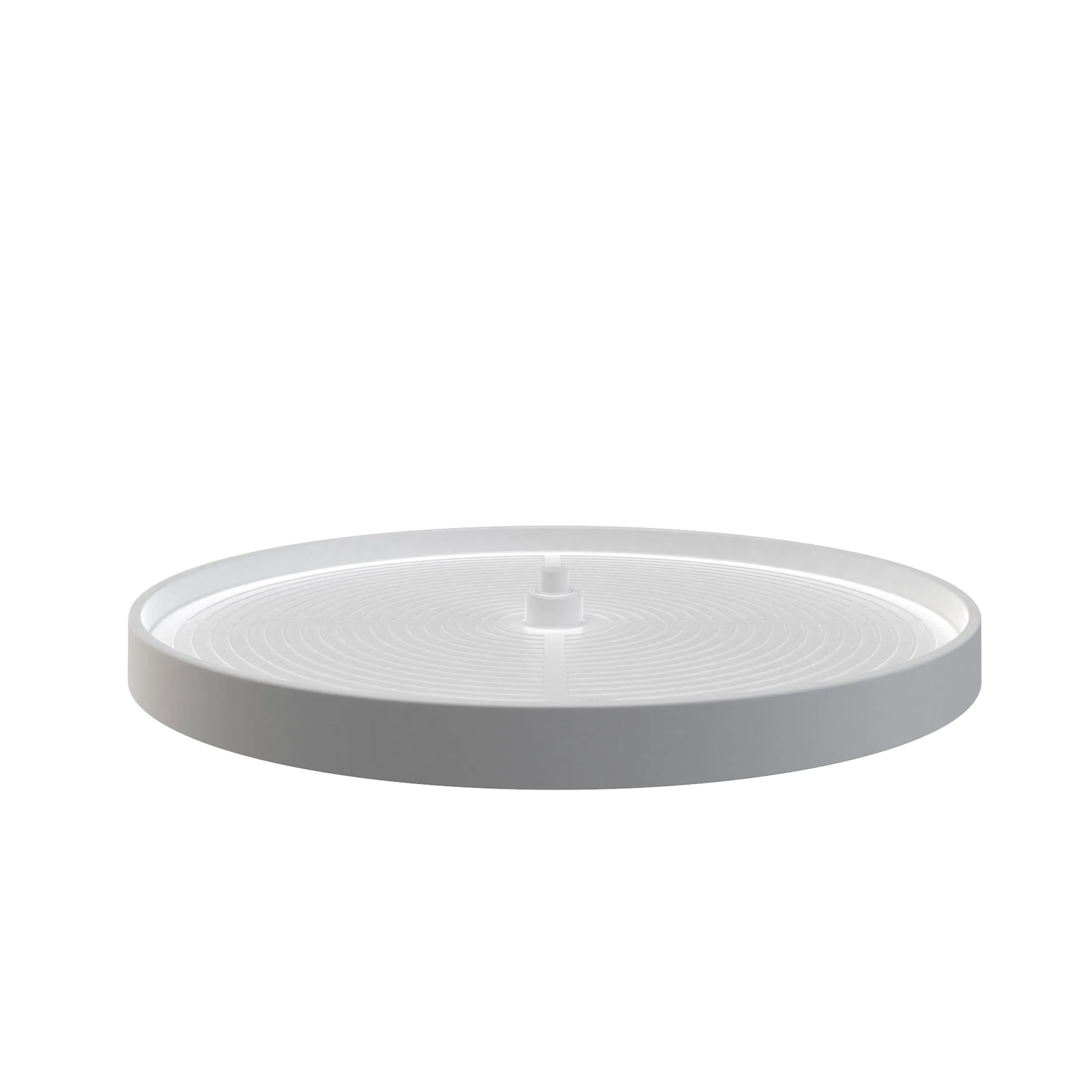 Rev-a-shelf Lazy Daisy Polymer Full Circle Bottom Mount Single Tray Lazy Susan, 28″