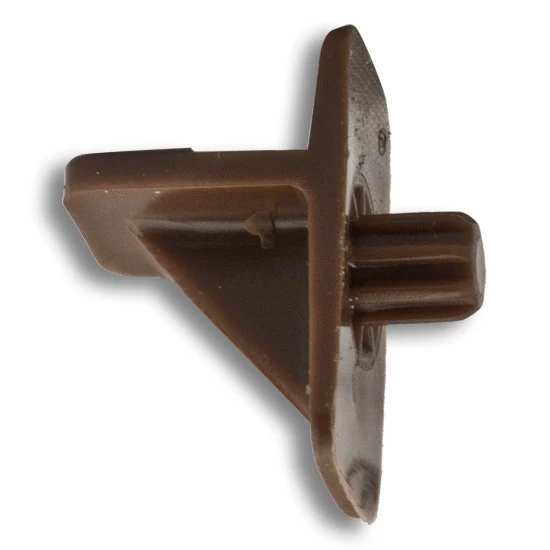 Shelf Support 1/4″Dia Shank, Brown, Multiples of 100