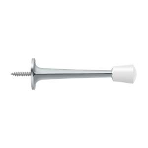 Deltana 3″ Baseboard Door Bumper Zinc Die-Cast, Chrome