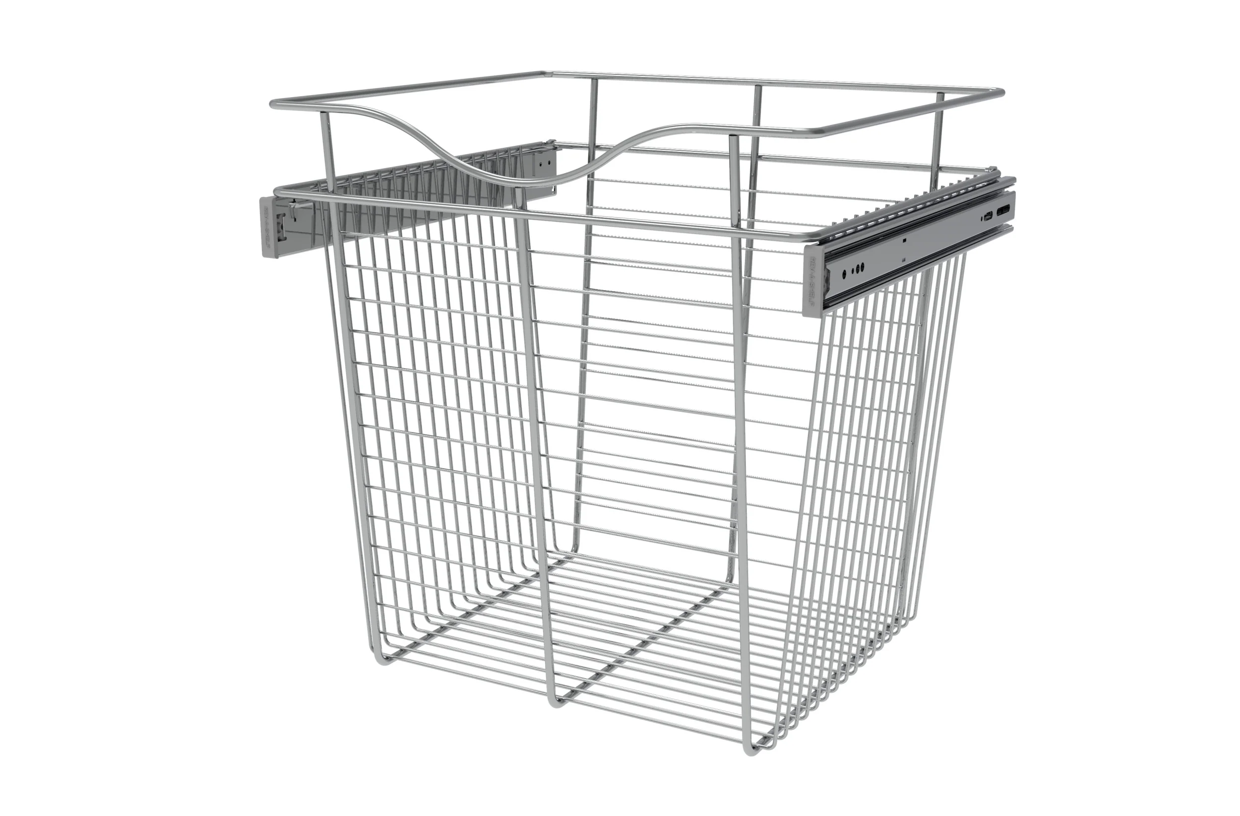 Rev-a-shelf Pull-Out Closet Baskets 18″ Wide Chrome Wire 16″ Depth 18″ Height