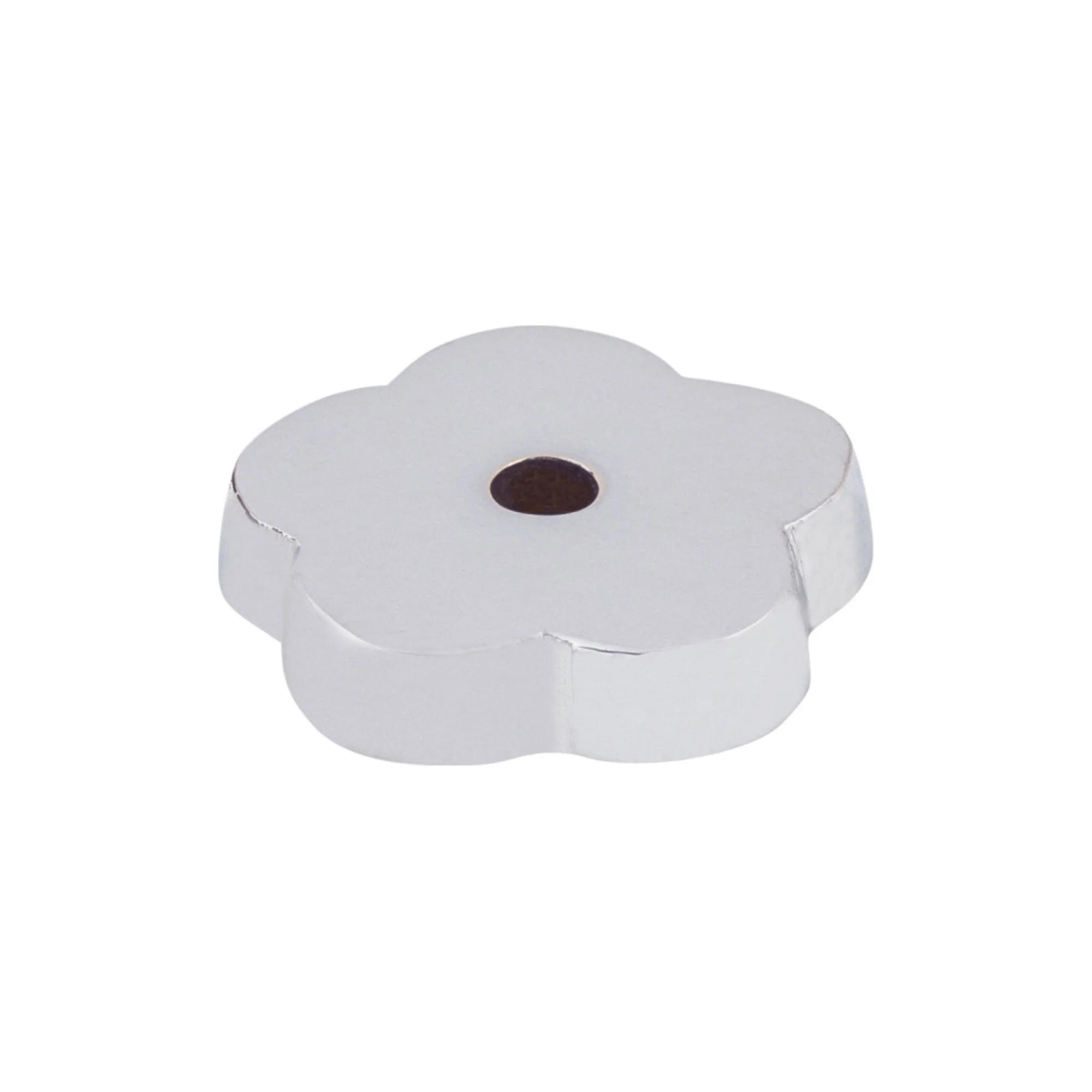 Top Knobs Aspen II Flower Backplate Polished Chrome 1″ Length