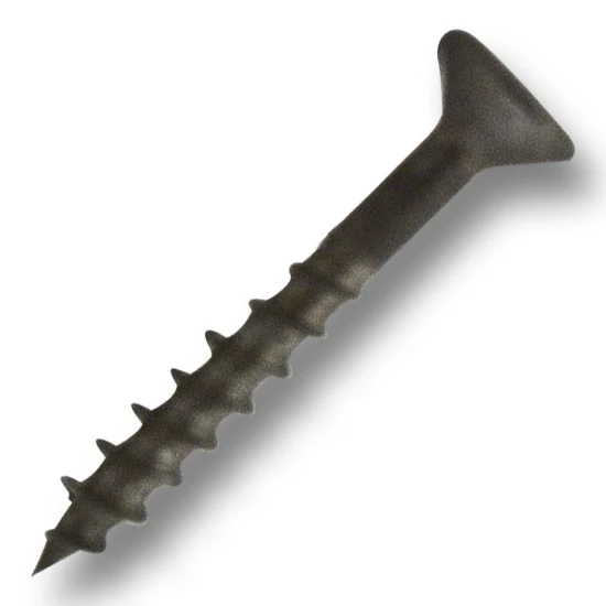 #8 Screw Square/Phillips Combo Flat Head Coarse Thread Plain And Dri-Lube