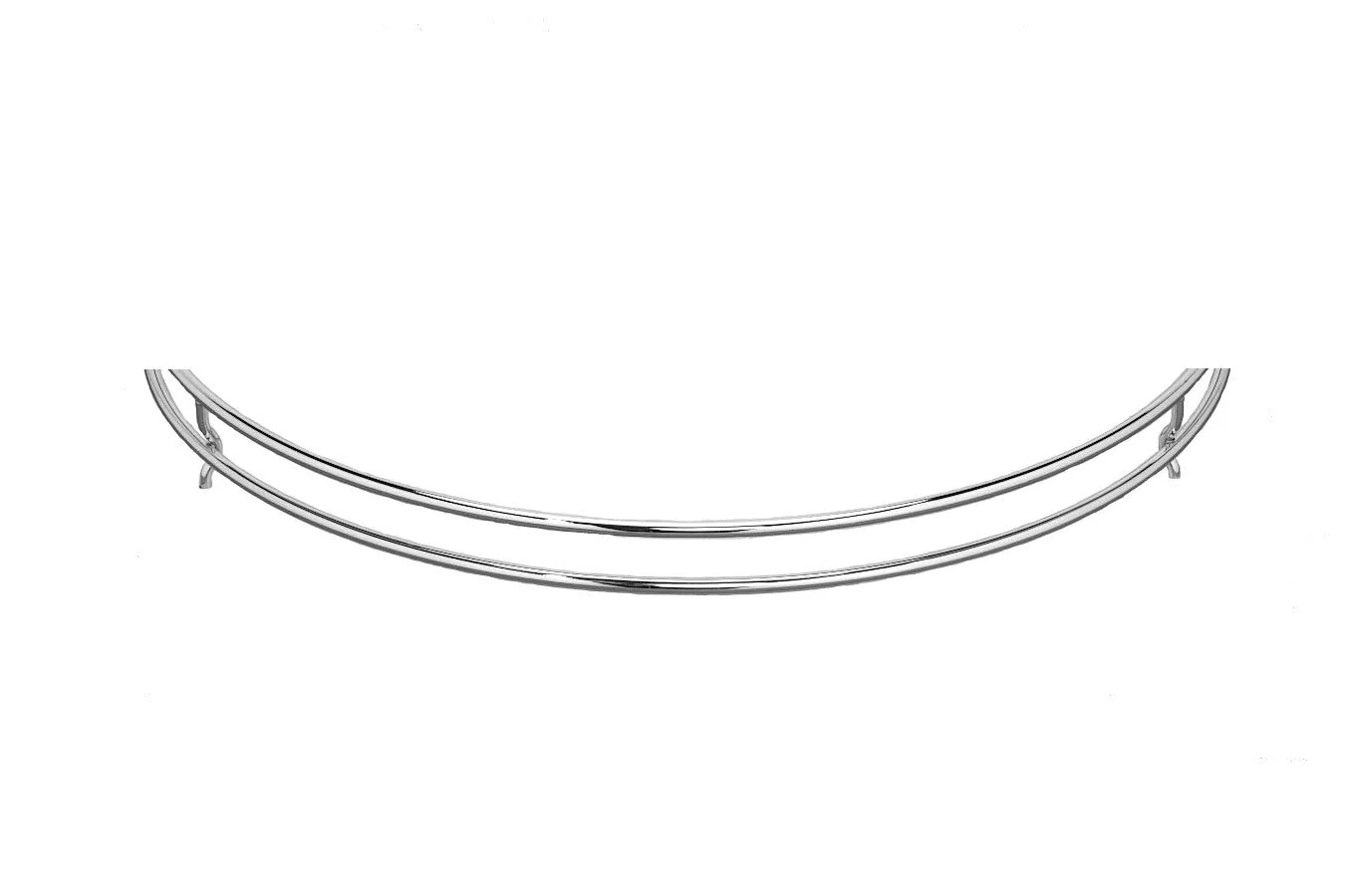 Rev-a-shelf Full Circle Lazy Susan Fence Rail -Single Chrome Wire, 18″