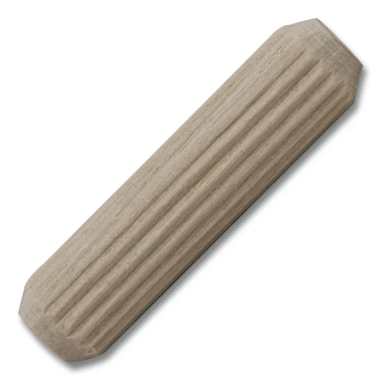 Dowel Pin Fluted 1-1/2" Length 3/8" Diameter, Multiples of 1000