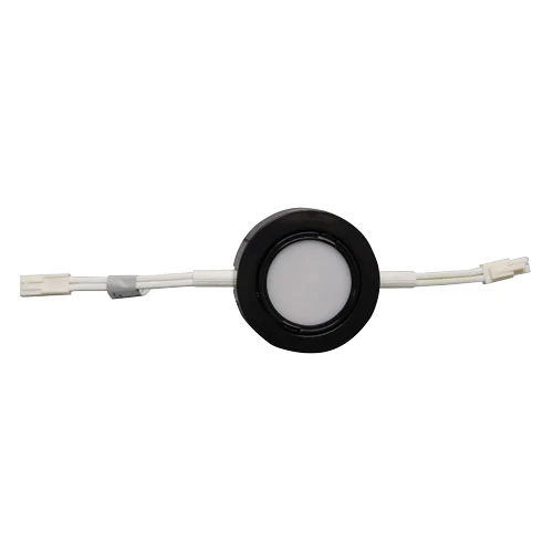 Advanced Affiliates Led Puck Light Plastic, Black, Cool White
