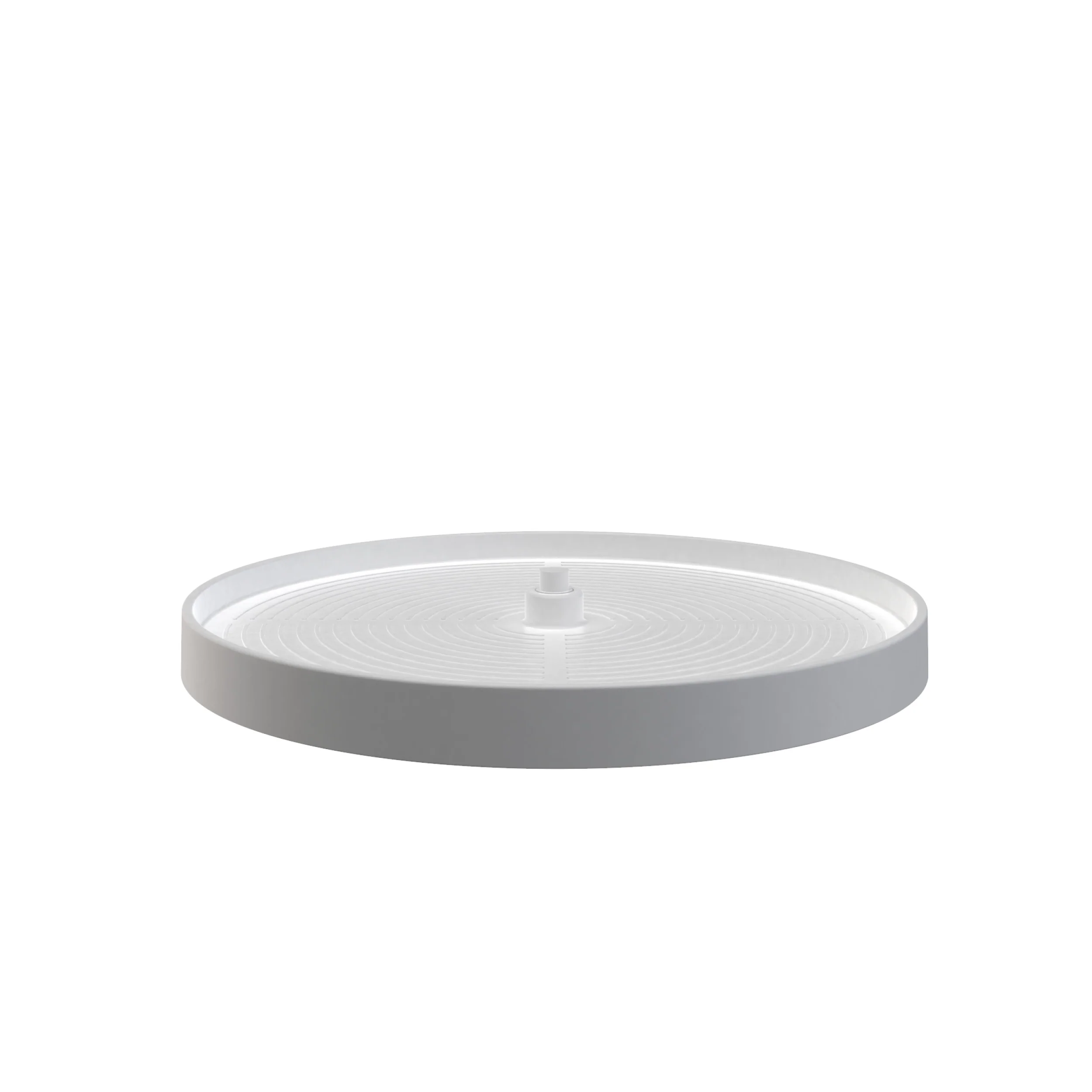 Rev-a-shelf Lazy Daisy Polymer Full Circle Bottom Mount Single Tray Lazy Susan, 24″